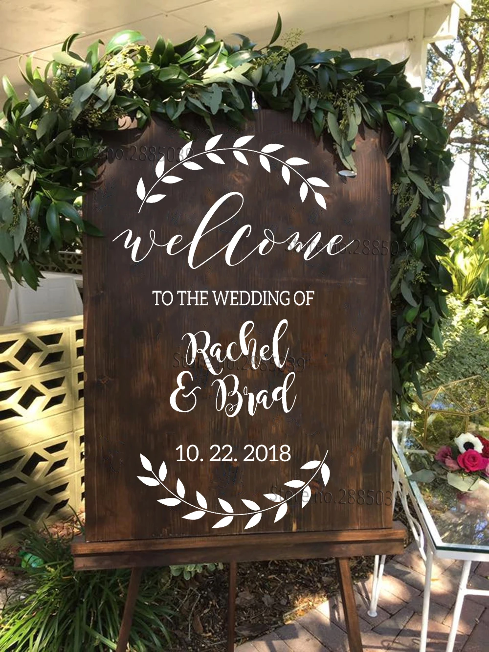 Wedding Welcome Sign Board Vinyl Decal Rustic Wood Wedding Decor Stickers Personalized Custom Waterproof Sticker Modern LC839
Wedding Welcome Sign Board Vinyl Decal Rustic Wood Wedding Decor Stickers Personalized Custom Waterproof Sticker Modern LC839