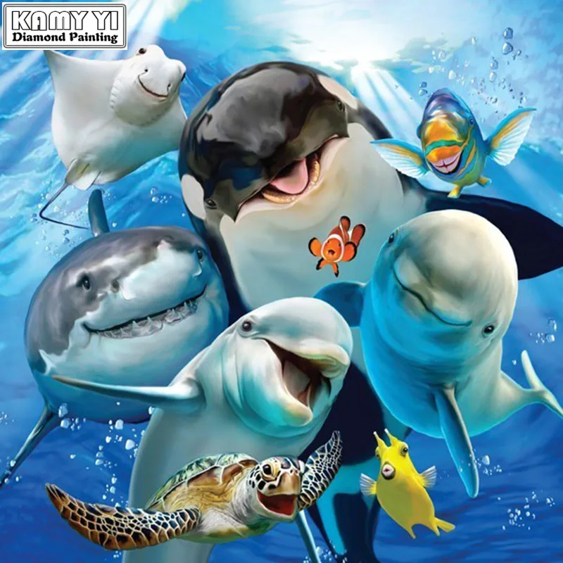 Full Square drill 5D DIY Diamond painting Whales Diamond Embroidery Mosaic Cross Stitch Rhinestone decoration HYY
Full Square drill 5D DIY Diamond painting Whales Diamond Embroidery Mosaic Cross Stitch Rhinestone decoration HYY