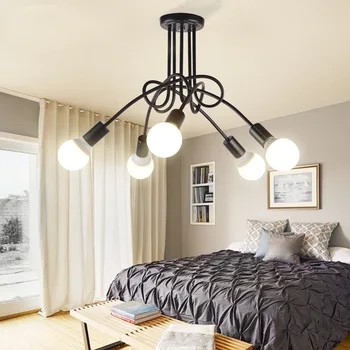 American Modern 3 Heads / 5 Heads Spider Iron Ceiling Light Livingroom Bedroom Restaurant Decoration Lamp Free Shipping
American Modern 3 Heads / 5 Heads Spider Iron Ceiling Light Livingroom Bedroom Restaurant Decoration Lamp Free Shipping