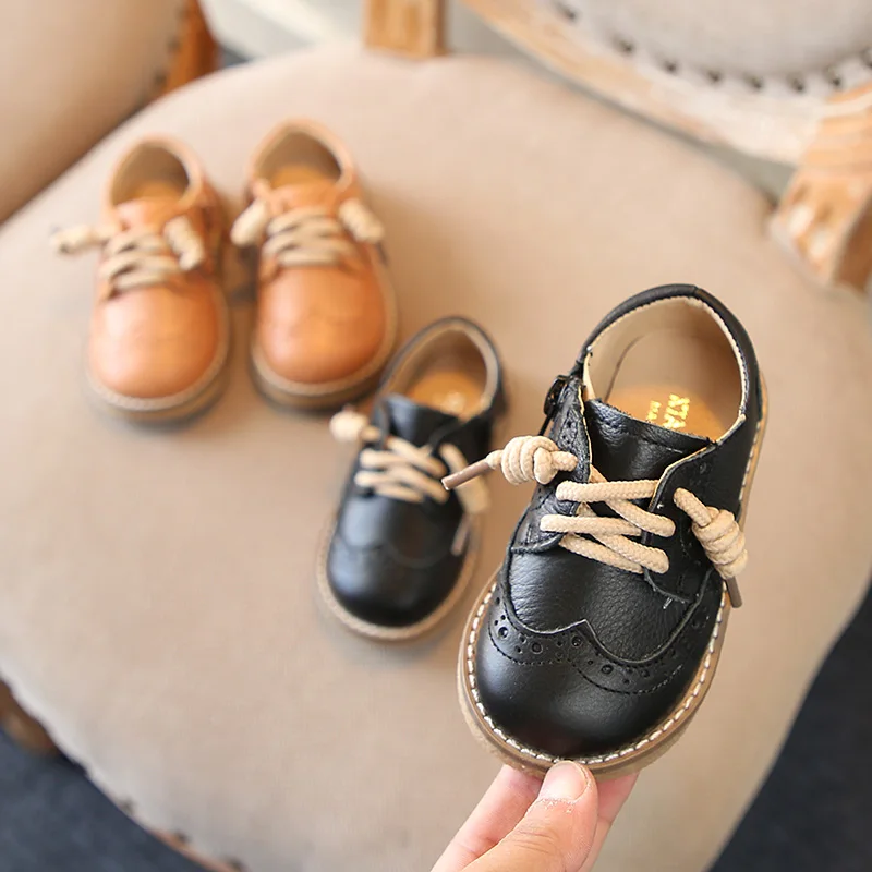 Autumn spring kids wedding shoes genuine leather anti slip school boys shoes Korean version of the British style 1-8 years old
Autumn spring kids wedding shoes genuine leather anti slip school boys shoes Korean version of the British style 1-8 years old