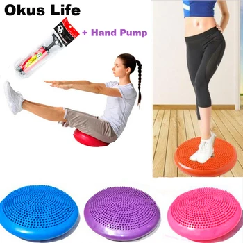 New Large PVC Inflatable Yoga Balancing Ball Pad Training Cushion Stability Exercise Point Massage Mat Ball Massage Ball Fit 
New Large PVC Inflatable Yoga Balancing Ball Pad Training Cushion Stability Exercise Point Massage Mat Ball Massage Ball Fit