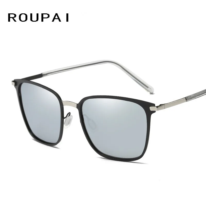 ROUPAI Square lens Polarized Sunglasses Men Women Retro Frame brand designer driving Sun glasses for Men's 5 colors 0864
ROUPAI Square lens Polarized Sunglasses Men Women Retro Frame brand designer driving Sun glasses for Men's 5 colors 0864