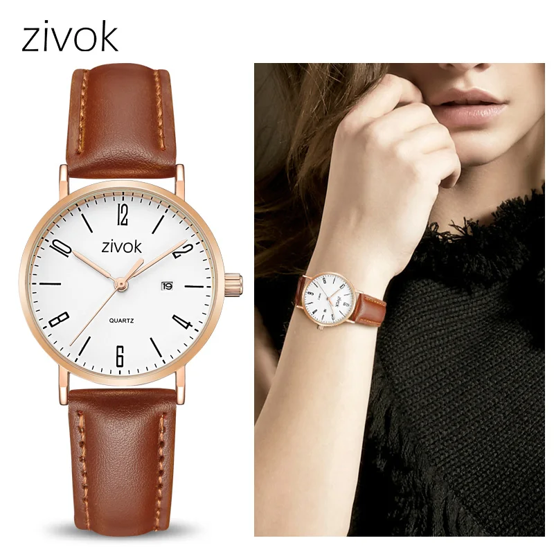 ZIVOK Fashion Women Watches reloj mujer Leather Quartz Sport Wrist Watch Clock Women Ladies Couple Lovers Wristwatch
ZIVOK Fashion Women Watches reloj mujer Leather Quartz Sport Wrist Watch Clock Women Ladies Couple Lovers Wristwatch