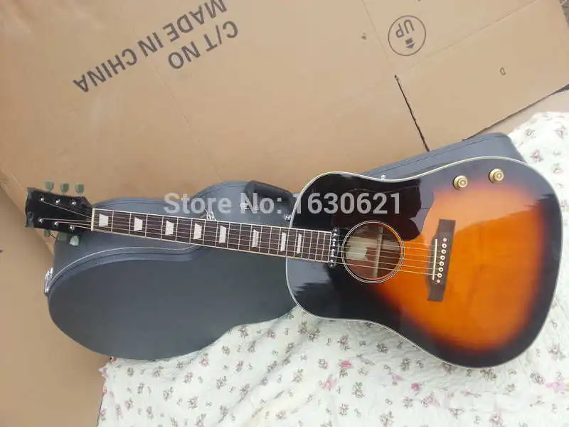 2019 New + Factory + Chinese Made G160 VS vintage Acoustic guitar Chibson sunburst G160 acoustic guitar with sound hole pickups
2019 New + Factory + Chinese Made G160 VS vintage Acoustic guitar Chibson sunburst G160 acoustic guitar with sound hole pickups