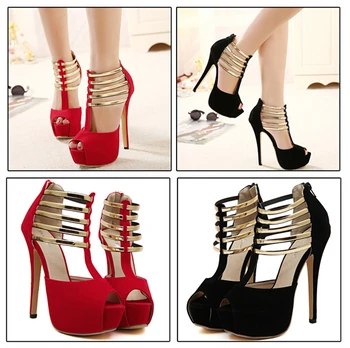 Nice New Fashion Metal Women Sandals High Heels Open Toe Platform Nightclub Ladies Shoes 16cm high-heeled Woman shoesWSH282
Nice New Fashion Metal Women Sandals High Heels Open Toe Platform Nightclub Ladies Shoes 16cm high-heeled Woman shoesWSH282