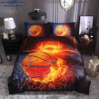 2/3/Pcs Children's Bedding Set Basketball Football Printed Polyester Duvet Cover Pillowcase Comforter Bedding Kit Home Textiles 
2/3/Pcs Children's Bedding Set Basketball Football Printed Polyester Duvet Cover Pillowcase Comforter Bedding Kit Home Textiles