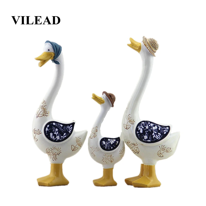 VILEAD 15cm 25cm Resin Duck Family of Three Figurines TV Cabinet Living Room Animal Ornaments Sweet Home Decoration Accessories
VILEAD 15cm 25cm Resin Duck Family of Three Figurines TV Cabinet Living Room Animal Ornaments Sweet Home Decoration Accessories