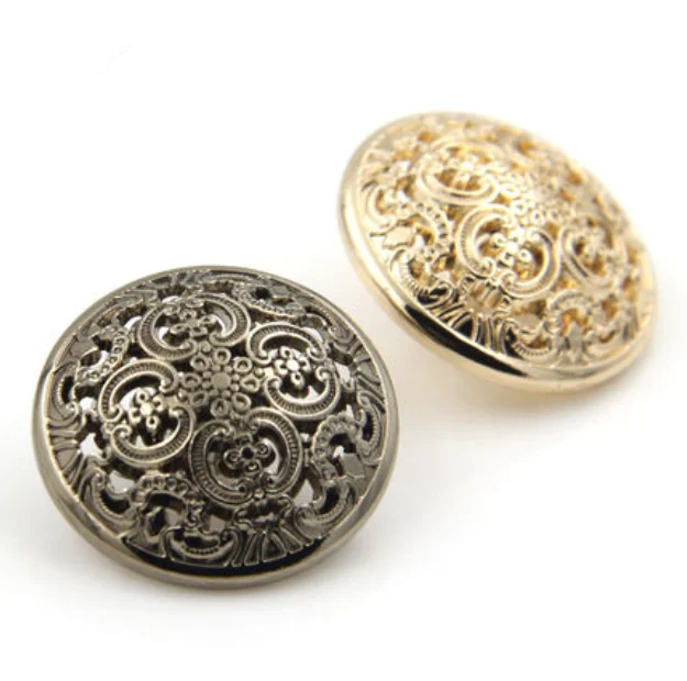 9pcs/lot Clothing metal button female small suit hollow coat button clothes button gold button
9pcs/lot Clothing metal button female small suit hollow coat button clothes button gold button