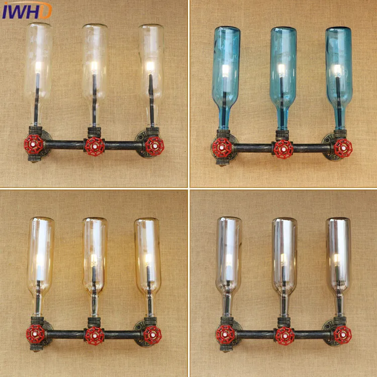 IWHD Loft Industrial Vintage Wall lamp Switch Water Pipe light Retro Iron Wall Lights For Home Lighting American Style LED Lamp
IWHD Loft Industrial Vintage Wall lamp Switch Water Pipe light Retro Iron Wall Lights For Home Lighting American Style LED Lamp