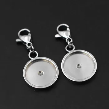 Round Strong Bezel tray Lobster Clasps Connector Stainless Steel 6mm 8mm 10mm 12mm Cabochon Base Pendant Settings Findings DIY
Round Strong Bezel tray Lobster Clasps Connector Stainless Steel 6mm 8mm 10mm 12mm Cabochon Base Pendant Settings Findings DIY