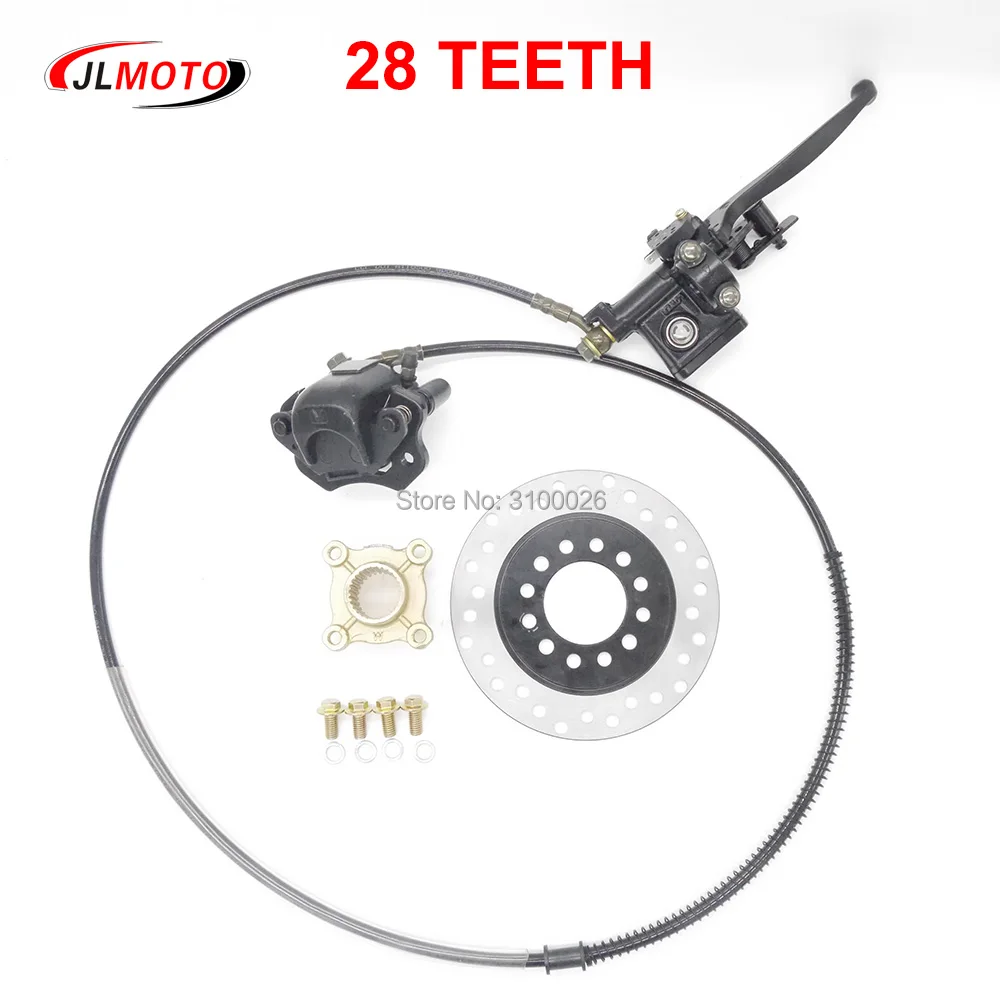 158mm/160mm Rear Disc Brake with 28T Teeth Hub Fit For China Kids Mini ATV 50CC 110CC 49CC Rear Axle Brake Parts
158mm/160mm Rear Disc Brake with 28T Teeth Hub Fit For China Kids Mini ATV 50CC 110CC 49CC Rear Axle Brake Parts