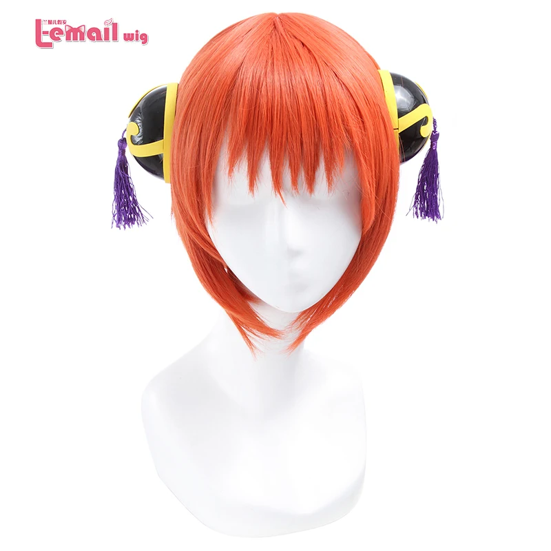 L-email wig Gintama Kagura Cosplay Wigs 30cm Short Orange Bob Cosplay Wig Heat Resistant Synthetic Hair Perucas
L-email wig Gintama Kagura Cosplay Wigs 30cm Short Orange Bob Cosplay Wig Heat Resistant Synthetic Hair Perucas