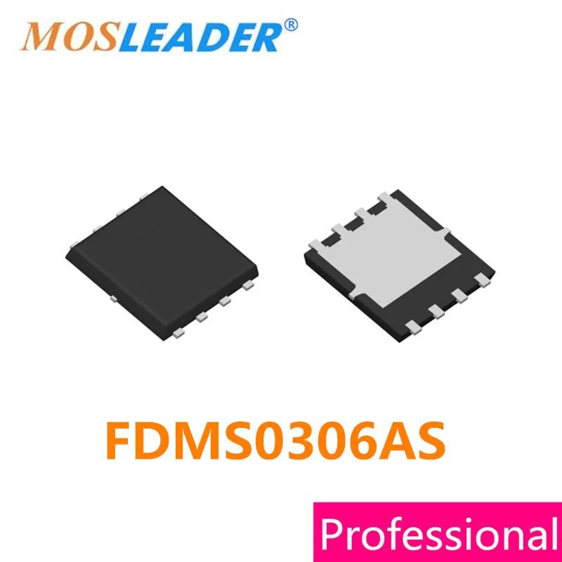 Mosleader FDMS0306AS 0306AS DFN5X6 100PCS FDMS0306 N-Channel 30V 49A 2.5mR PQFN8 Power56 High quality
Mosleader FDMS0306AS 0306AS DFN5X6 100PCS FDMS0306 N-Channel 30V 49A 2.5mR PQFN8 Power56 High quality