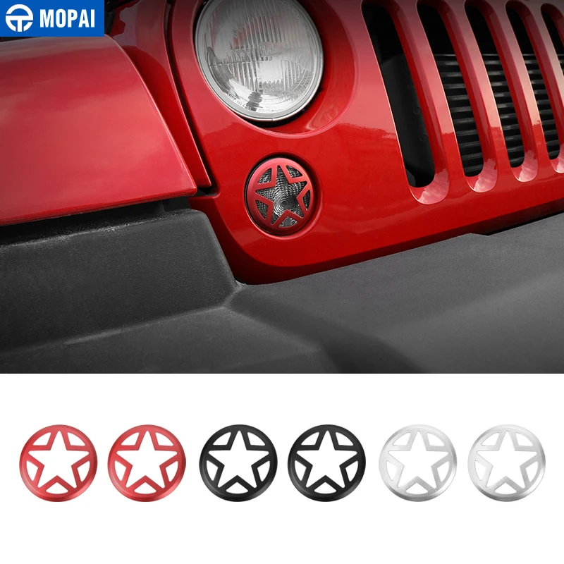 MOPAI Car Lamp Hoods for Jeep Wrangler JK Aluminum Alloy Front Turning Signal Light Cover Sticker for Jeep JK Wrangler 2007-2017
MOPAI Car Lamp Hoods for Jeep Wrangler JK Aluminum Alloy Front Turning Signal Light Cover Sticker for Jeep JK Wrangler 2007-2017