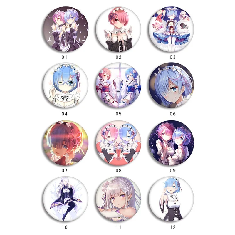 Anime RE: ZERO - Starting Life in Another World Brooch Pins Pins Restart From Zero Badge Accessories For Clothes Backpack
Anime RE: ZERO - Starting Life in Another World Brooch Pins Pins Restart From Zero Badge Accessories For Clothes Backpack