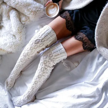 Women Girl Fashion Winter Warm Solid Color Over the Knee Thigh High Boot Socks
Women Girl Fashion Winter Warm Solid Color Over the Knee Thigh High Boot Socks