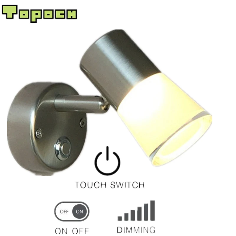 TopocH Caravan Interior Lights Chrome/Nickel Finish Touch Dimmer Aluminum+PMMA Housing Thin Base CREE LED 3W 200LM Healthy Light
TopocH Caravan Interior Lights Chrome/Nickel Finish Touch Dimmer Aluminum+PMMA Housing Thin Base CREE LED 3W 200LM Healthy Light