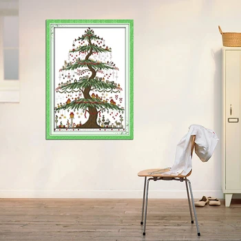 Joy sunday still life style Christmas tree stamped easy christmas cross stitch patterns kits for diy needle work kits
Joy sunday still life style Christmas tree stamped easy christmas cross stitch patterns kits for diy needle work kits