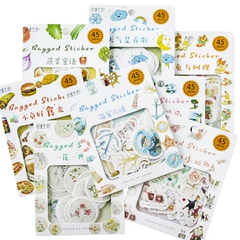 10packs/lot Cartoon Salt Sicker Bag Mini Paper Label Sealing Stickers Japan Scrapbooking Decorative DIY Stationery
10packs/lot Cartoon Salt Sicker Bag Mini Paper Label Sealing Stickers Japan Scrapbooking Decorative DIY Stationery