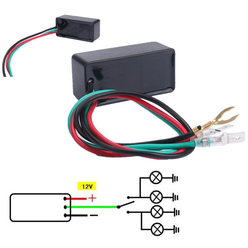 1pcs 3Pin 12V Universal Motorcycle Led Turn Signal Light Blinker Flasher Relay