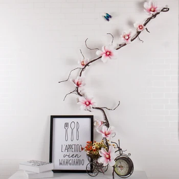 Artificial Magnolia flowers Silk Fake Flower orchidea Rattan Garland Artificial orchids Wedding Home Wall Decor Party accessory
Artificial Magnolia flowers Silk Fake Flower orchidea Rattan Garland Artificial orchids Wedding Home Wall Decor Party accessory