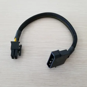 IDE Plus 4Pin to Graphics Card 6Pin Power Supply Cable Female to Male with Net Cover 20cm
IDE Plus 4Pin to Graphics Card 6Pin Power Supply Cable Female to Male with Net Cover 20cm