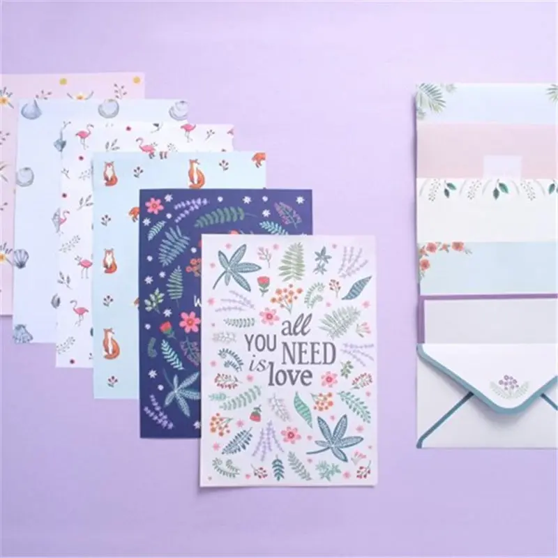 Coloffice (4 Letter and 2 Envelopes Paper) Colorful Small Fresh Flowers Creative Letterheads Suit Cartoon Love Letters Envelopes
Coloffice (4 Letter and 2 Envelopes Paper) Colorful Small Fresh Flowers Creative Letterheads Suit Cartoon Love Letters Envelopes