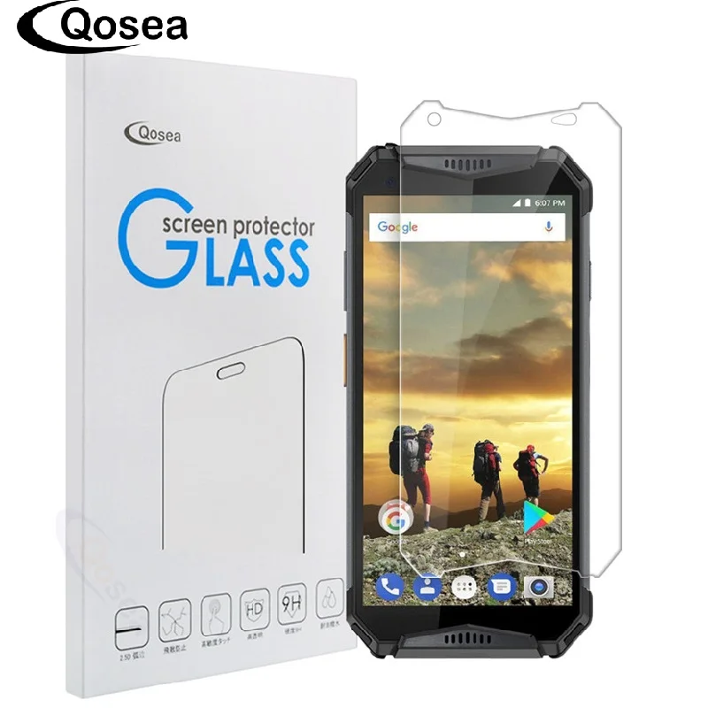 Qosea для Ulefone Броня 3 T Экран протектор 9 H ультра-тонкий взрывозащищенный пленка power 2