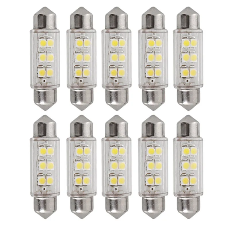 2019 NEW 10PC Superled 39mm SMD 6 LED Car Festoon Dome Light Bulbs White 12V 3W For mercedes w212 w210 w203 w124 benz amg N
2019 NEW 10PC Superled 39mm SMD 6 LED Car Festoon Dome Light Bulbs White 12V 3W For mercedes w212 w210 w203 w124 benz amg N