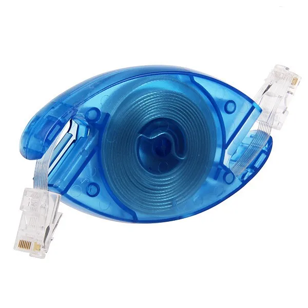 8FT2.5 M Retractable Ethernet Cat5 RJ45 8P8C M-M LAN Network Cable Scalable Portable Internet Cable for Laptop Blue
8FT2.5 M Retractable Ethernet Cat5 RJ45 8P8C M-M LAN Network Cable Scalable Portable Internet Cable for Laptop Blue