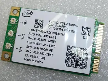 For WiFi Link 5300 AGN Mini PCI-E Wireless Card 802.11a/b/g/Draft-n 533AN_MMW 2.4/5.0 GHz 450 Mbps for IBM
For WiFi Link 5300 AGN Mini PCI-E Wireless Card 802.11a/b/g/Draft-n 533AN_MMW 2.4/5.0 GHz 450 Mbps for IBM