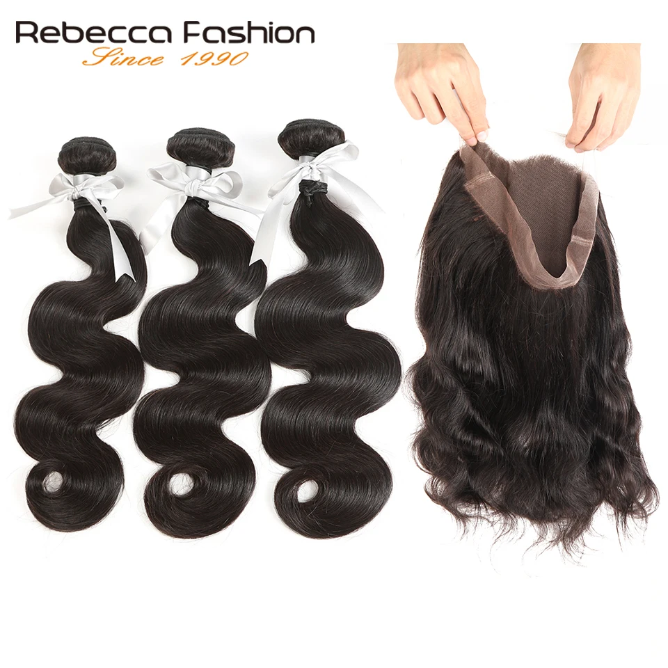 Rebecca Brazilian Body Wave 360 Lace Frontal With Bundle 100% Remy Human Hair 3 Bundles With 360 Lace Frontal Closure
Rebecca Brazilian Body Wave 360 Lace Frontal With Bundle 100% Remy Human Hair 3 Bundles With 360 Lace Frontal Closure