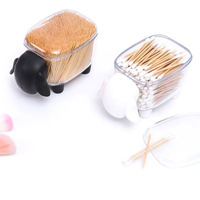 1Pc Toothpick Holder Case Cute Sheep Shape Cotton Swab Stick Dispenser Makeup Pad Cosmetic Container Storage Box Dustproof Organ
1Pc Toothpick Holder Case Cute Sheep Shape Cotton Swab Stick Dispenser Makeup Pad Cosmetic Container Storage Box Dustproof Organ