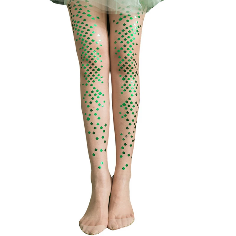 Women's Tights 15D Gold Sliver Shiny Mermaid Flakes Silk Stockings.Ladies Faux Tattoo Stockings Pantyhose Female Hosiery
Women's Tights 15D Gold Sliver Shiny Mermaid Flakes Silk Stockings.Ladies Faux Tattoo Stockings Pantyhose Female Hosiery