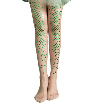Women's Tights 15D Gold Sliver Shiny Mermaid Flakes Silk Stockings.Ladies Faux Tattoo Stockings Pantyhose Female Hosiery
Women's Tights 15D Gold Sliver Shiny Mermaid Flakes Silk Stockings.Ladies Faux Tattoo Stockings Pantyhose Female Hosiery