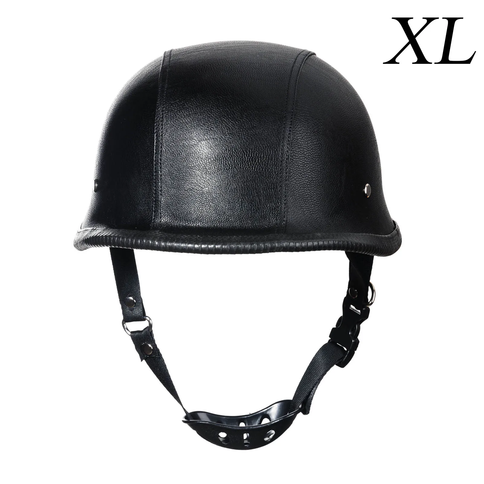 High Quality WWII German Style Dot Motorcycle Helmet Black Vintage Half Face Motorcycle Helmet For Chopper Motorcycle Size XL
High Quality WWII German Style Dot Motorcycle Helmet Black Vintage Half Face Motorcycle Helmet For Chopper Motorcycle Size XL