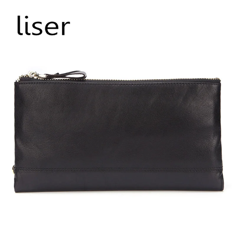 Genuine Leather Money Wallet Man Cowhide Large Capacity Multi-function Double Zipper Handbag Perfect Card Organizer Coin Pocket
Genuine Leather Money Wallet Man Cowhide Large Capacity Multi-function Double Zipper Handbag Perfect Card Organizer Coin Pocket