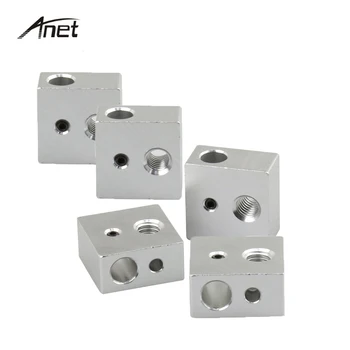 Anet 5pcs/lot MK8 Heating Block of Hot End E3D Heat Head Aluminum Oxidation Block 20X20X10mm for 3D printer Accessories
Anet 5pcs/lot MK8 Heating Block of Hot End E3D Heat Head Aluminum Oxidation Block 20X20X10mm for 3D printer Accessories