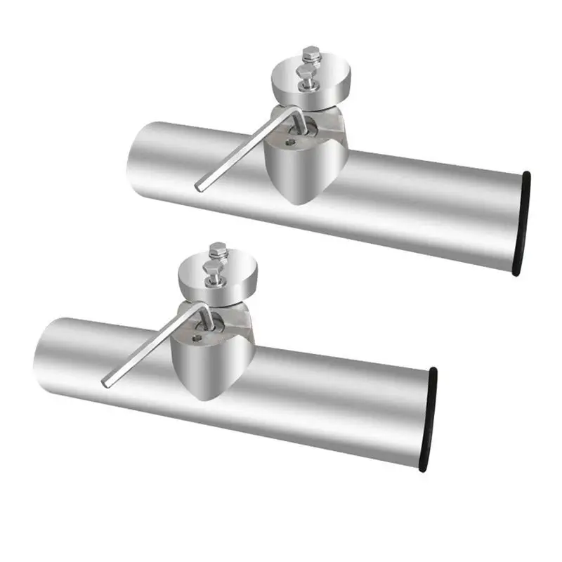 2 pcs Boat Stainless Steel Rod Holder Adjustable Boat Rod Holder Boat Rod Stand Fits rails, 19mm-25mm
2 pcs Boat Stainless Steel Rod Holder Adjustable Boat Rod Holder Boat Rod Stand Fits rails, 19mm-25mm