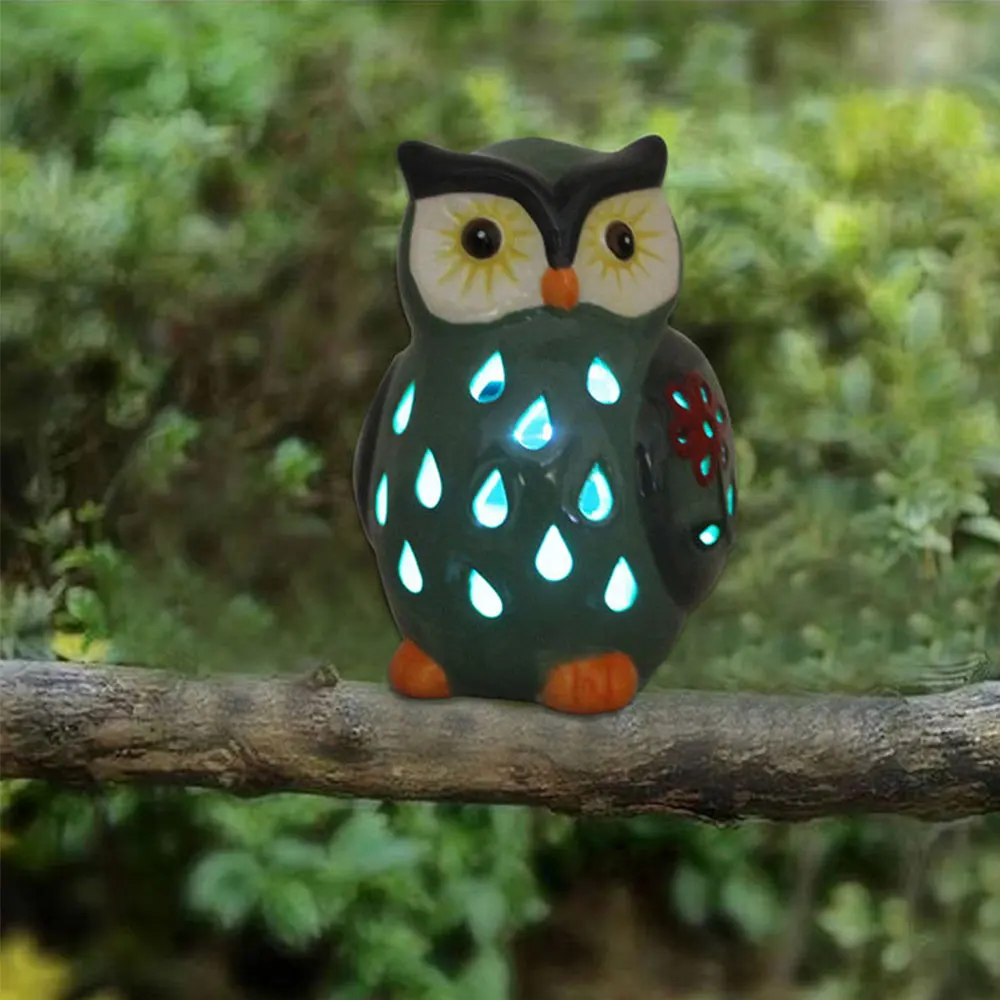 Ceramics Owl Garden Decoration Solar Lamps 7 Colors Changing LED Solar Lawn Lamp Waterproof Outdoor Lighting for Path Yard
Ceramics Owl Garden Decoration Solar Lamps 7 Colors Changing LED Solar Lawn Lamp Waterproof Outdoor Lighting for Path Yard