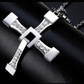 New Big size Fast and Furious 8 Dominic Toretto Cross Necklace Pendant Vin Titanium Steel Necklace men jewelry
New Big size Fast and Furious 8 Dominic Toretto Cross Necklace Pendant Vin Titanium Steel Necklace men jewelry
