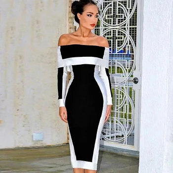 Leger Babe 2019 Fashion Evening Patchwork Vestido Women Elegant Off the Shoulder Bodycon Midi Calf Long Bandage Party Sexy Dress
Leger Babe 2019 Fashion Evening Patchwork Vestido Women Elegant Off the Shoulder Bodycon Midi Calf Long Bandage Party Sexy Dress