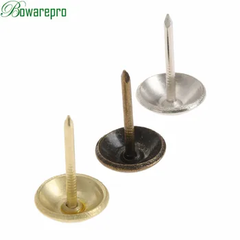 bowarepro Hot New 100Pcs Iron Vintage Bronze Upholstery Nail Tack Stud For Wood Furniture Decorative Pushpin Doornail Hardware
bowarepro Hot New 100Pcs Iron Vintage Bronze Upholstery Nail Tack Stud For Wood Furniture Decorative Pushpin Doornail Hardware