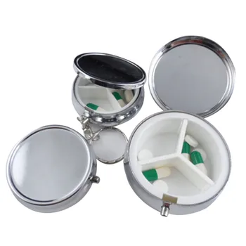 Toiletry Kit 3 Cell Round Medicine Case Silver Tablet Pill Boxes Container Metal Round Silver Tablet Pill Boxes Holder
Toiletry Kit 3 Cell Round Medicine Case Silver Tablet Pill Boxes Container Metal Round Silver Tablet Pill Boxes Holder