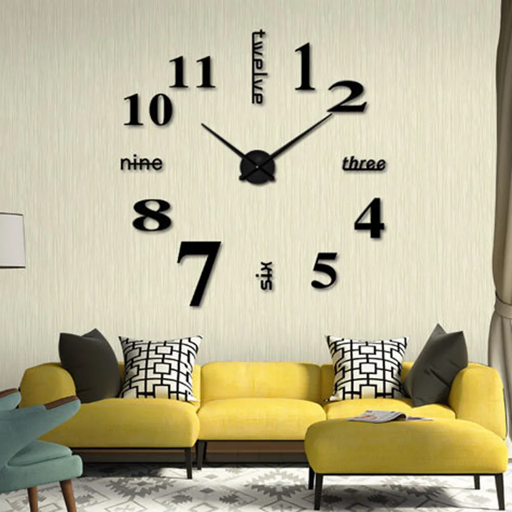 modern clock design Fashion DIY Large 3D clock Number Mirror digital table clock sep 12
modern clock design Fashion DIY Large 3D clock Number Mirror digital table clock sep 12