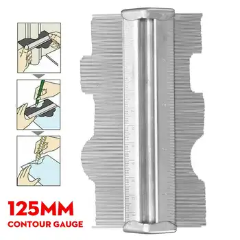 Professional 5'' 125mm Profile Contours Gauge Irregular Shape Duplicator Precisely Tiling Tool Woodworking Measuring Rule Gauges
Professional 5'' 125mm Profile Contours Gauge Irregular Shape Duplicator Precisely Tiling Tool Woodworking Measuring Rule Gauges