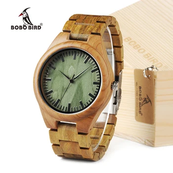 BOBO BIRD G19 Men Watches Bamboo Verawood Watch Miyota Japanese 2035 Movement Outside With Genuine Leather Strap Quartz Analog
BOBO BIRD G19 Men Watches Bamboo Verawood Watch Miyota Japanese 2035 Movement Outside With Genuine Leather Strap Quartz Analog