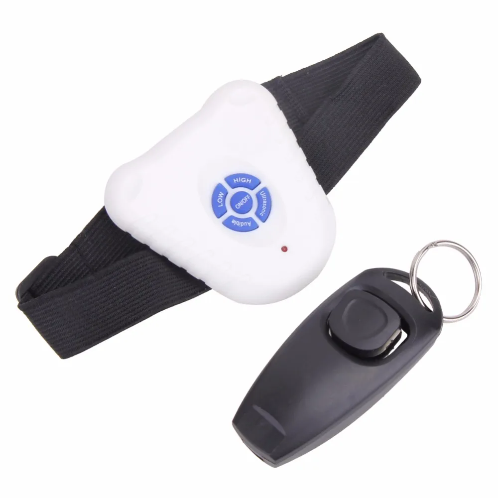 Safe Ultrasonic Dog Pet Stop Collar Barking Anti Bark Training Trainer Control Collar + Button Clicker
Safe Ultrasonic Dog Pet Stop Collar Barking Anti Bark Training Trainer Control Collar + Button Clicker