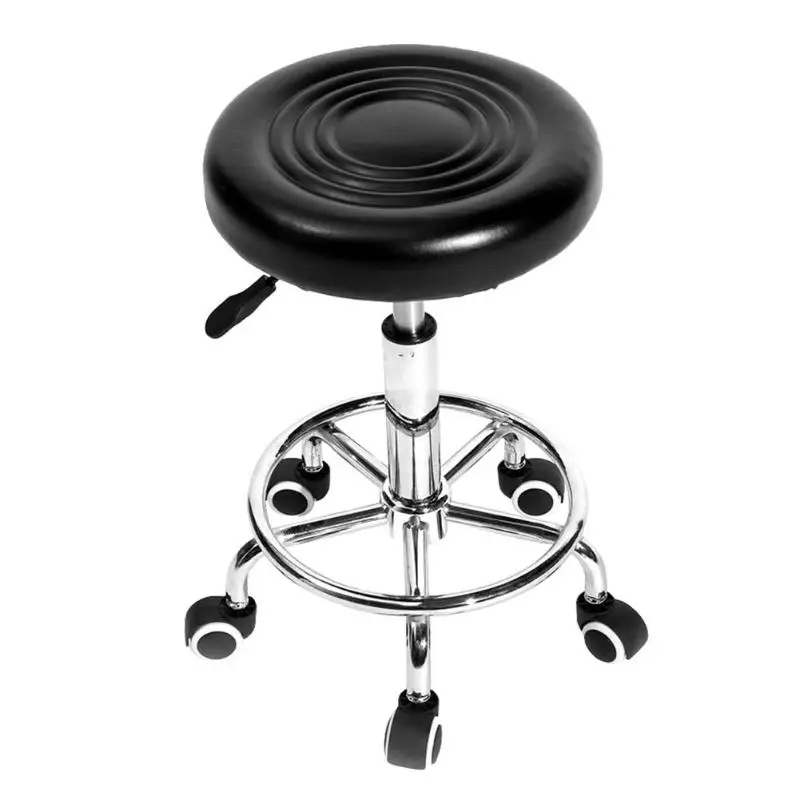 Adjustable Work Rotating Round Chair 5 Rolls Leather Lift Bar Swivel Stool for Home Office Rotating Round Chair
Adjustable Work Rotating Round Chair 5 Rolls Leather Lift Bar Swivel Stool for Home Office Rotating Round Chair