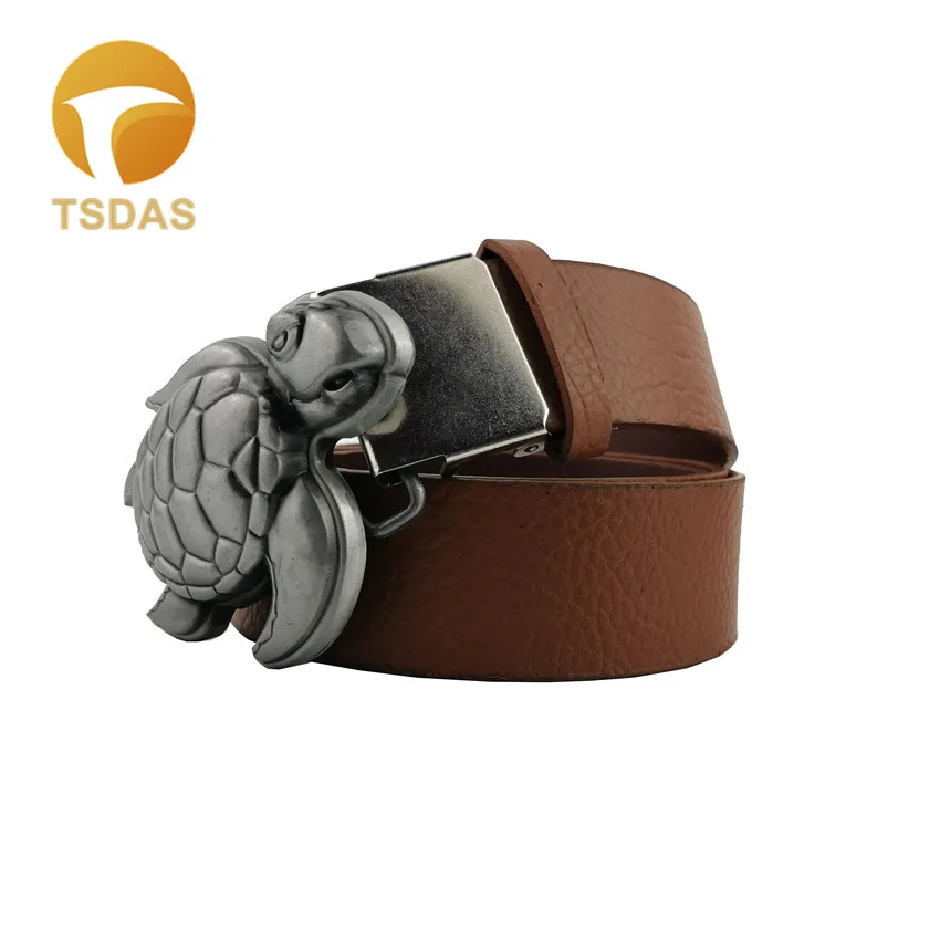 1.57 Wide Genuine Leather Designer Snake Buckle Belt Western Belts Men Women